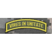 Нашивка девіз 15 АК Vires in Unitate