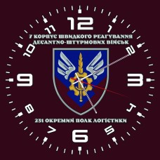 Купить Годинник 231 Окремий Полк логістики ДШВ в интернет-магазине Каптерка в Киеве и Украине