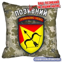 Декоративна подушка 302 ЗРБр піксель