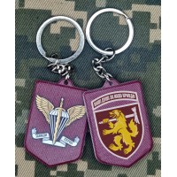 Брелок 68 ОАеМБр шеврон з девізом марун 
