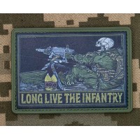 PVC нашивка Long Live The Infantry