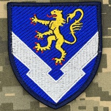 Нарукавний знак 124 об'єднаний центр забезпечення кольоровий