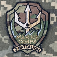 Нарукавний знак 2 батальйон 35 ОБрМП Camo