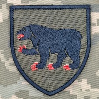 Нарукавний знак 49 Окрема Інженерна Бригада олива Вар.2