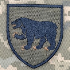 Нарукавний знак 49 Окрема Інженерна Бригада олива Вар.3