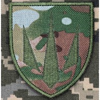 Шеврон Сил Безпілотних систем Щит camo