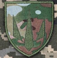 Шеврон Сил Безпілотних систем Щит camo