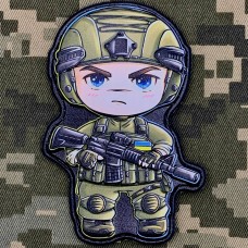 PVC шеврон Залізний хлопець