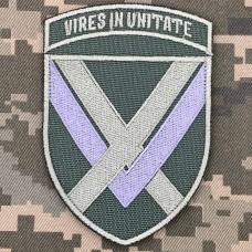 Нарукавний знак 15 АК ЗСУ польовий