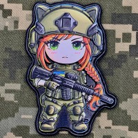 PVC патч Залізна киця