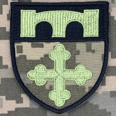 Нарукавний знак 91 окрема Охтирська бригада підтримки піксель