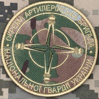 Шеврон Окрема артилерійська бригада НГУ camo