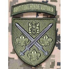 Нарукавний знак 155 ОМБР з дужкою Олива