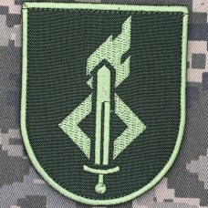 Нарукавний знак Національна академія сухопутних військ олива