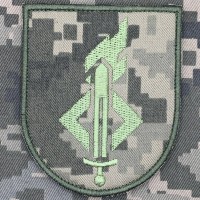 Нарукавний знак Національна академія сухопутних військ піксель