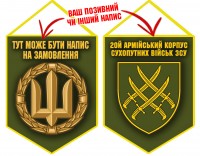 Вимпел 20 Армійський Корпус Olive Знак
