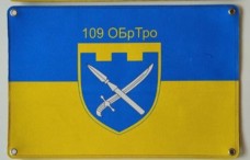 Панель для нашивок 109 ОБр ТРО