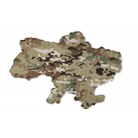 Панель для нашивок мапа України camo