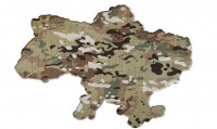 Панель для нашивок мапа України camo