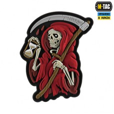 PVC нашивка TIME Black-Red