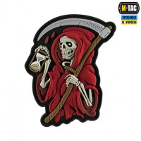 PVC нашивка TIME Black-Red