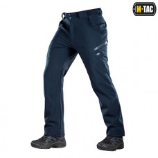 Брюки M-TAC Soft Shell Winter Dark Navy Blue
