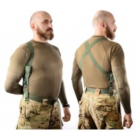 Підтяжки з кріпленням до ременю Олива