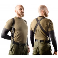 Підтяжки з кріпленням до ременю Чорні