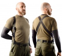 Підтяжки з кріпленням до ременю Чорні