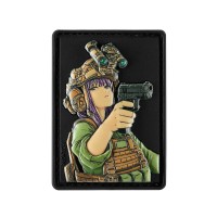 PVC патч Tactical girl Pistol
