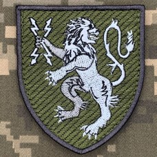 Нарукавний знак 121 окремий полк зв'язку Олива