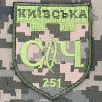 Нарукавний знак 251 батальйон 241 ОБрТРО Піксель