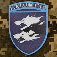 PVC Шеврон 38 ОБрМП Victoria Amat Fidelis