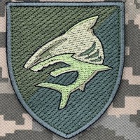 Нарукавний знак 40 окрема бригада берегової оборони олива 