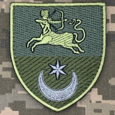 Нарукавний знак 455 ОПБ 141 ОПБр Олива 