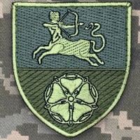 Нарукавний знак 456 ОПБ 141 ОПБр олива