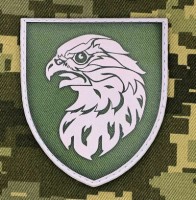 PVC шеврон 383 ОБр БпАК олива