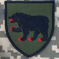 Нарукавний знак 49 Окрема Інженерна Бригада олива