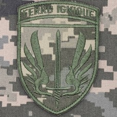 Нарукавний знак 67 ОМБр Ferro ignique Піксель