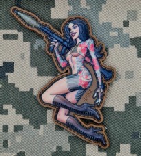 Купить PVC шеврон Tactical girl RPG в интернет-магазине Каптерка в Киеве и Украине