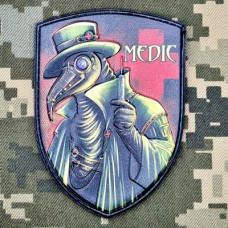 PVC шеврон Чумний лікар Medic 3D