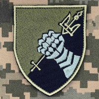 Нарукавний знак 12 Окремий Танковий Батальйон олива