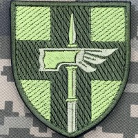 Нарукавний знак 78 десантно-штурмовий Полк Ґерць польовий (олива)