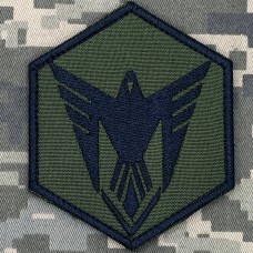 Купить Нарукавний знак 9 ОББС олива-чорний в интернет-магазине Каптерка в Киеве и Украине