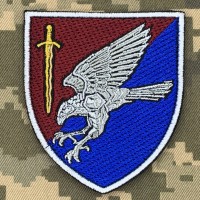 Нарукавний знак Батальйон безпілотних систем " Бойові яструби" 25 бригади