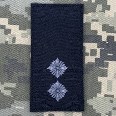 Погон Лейтенант чорно-сірий