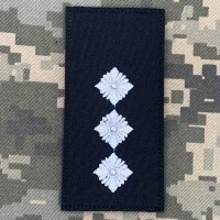 Погон Старший лейтенант чорний
