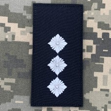 Погон Старший лейтенант чорний
