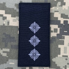 Погон Старший лейтенант чорно-сірий