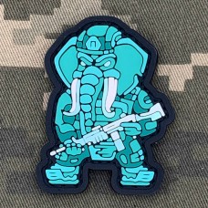 PVC патч Слон міні тіффані